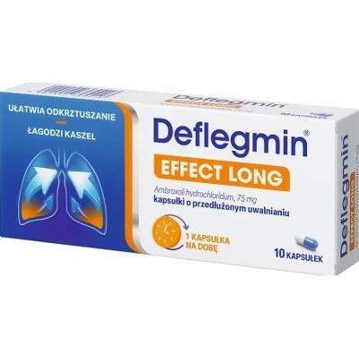 Deflegmin EFFECT LONG x 10 kapsułek o przedłużonym uwalnianiu
