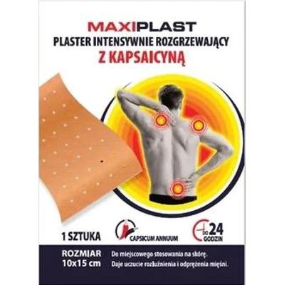 MaxiPlast Plaster intensywnie rozgrzewający z kapsaicyną x 1 sztuka