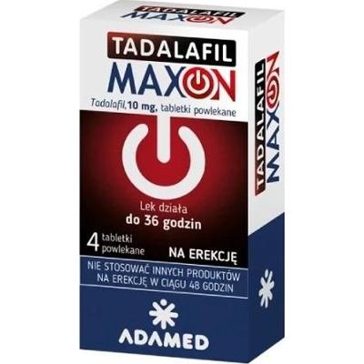 Tadalafil Maxon 0,01g x 4 tabletki