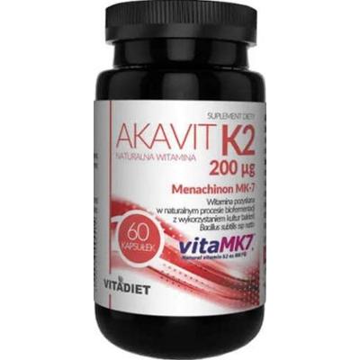 Akavit naturalna witamina K2 200mcg x 60 kapsułek