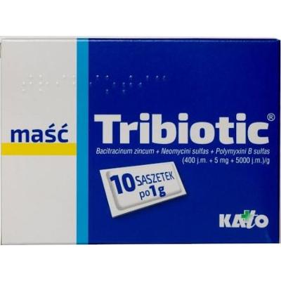 TRIBIOTIC maść 1g x 10 saszetek