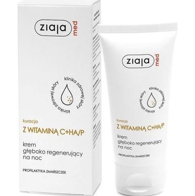 ZIAJA MED Kuracja z Wit.C Krem głęboko regenerujący na noc 50ml