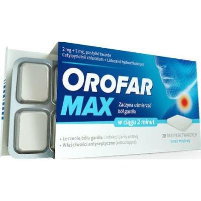 OROFAR MAX x 20 pastylek