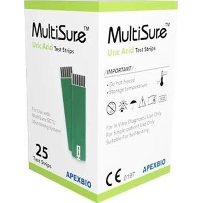 MultiSure kontrola kwasu moczowego paski testowe x 25 sztuk