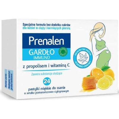 Prenalen Gardło Immuno x 24 pastylki do ssania