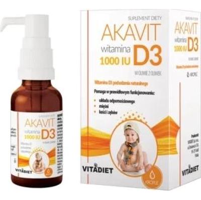 Akavit Witamina D3 1000 IU krople 29,4ml