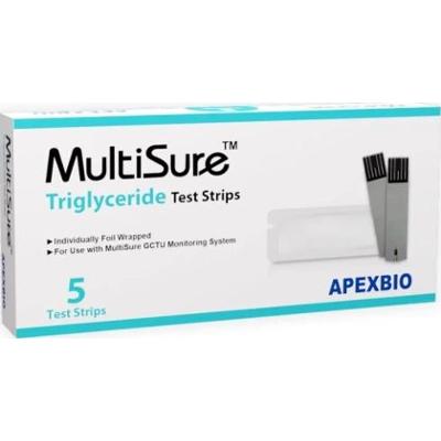 MultiSure Paski kontrola Trójglicerydów x 5 sztuk
