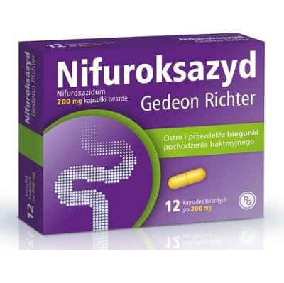 Nifuroksazyd Richter 200mg x 12 tabletek