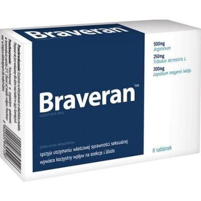 BRAVERAN x 8 tabletek