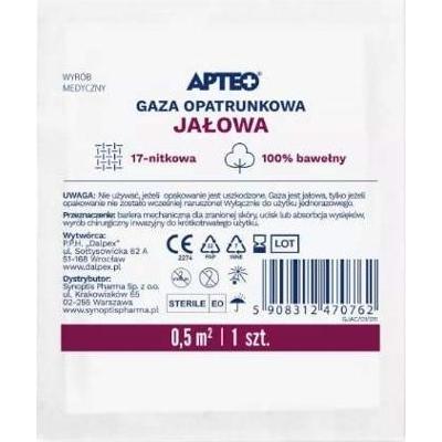 APTEO Gaza jałowa 1/2m x 1 sztuka
