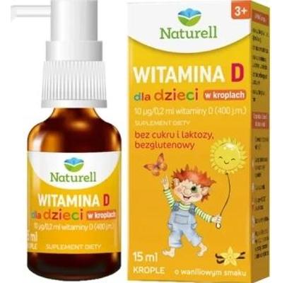 Naturell Witamina D dla dzieci krople 15ml
