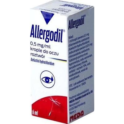 ALLERGODIL krople 0,5g/1ml 6ml