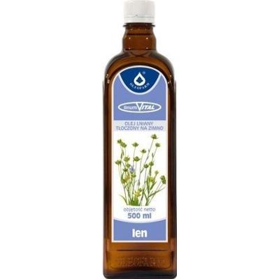 Olej lniany tłoczony na zimno LinumVital 500ml