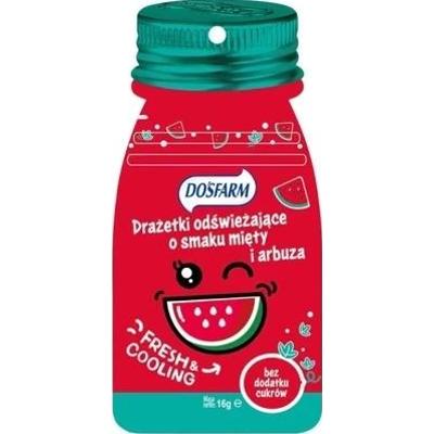 Dosfarm drażetki odśwież mięta i arbuz 16g