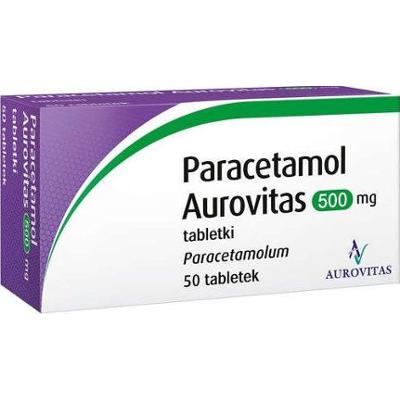 Paracetamol Aurovitas 0,5g x 50 tabletek