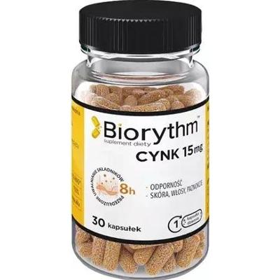 Biorythm Cynk 15mg x 30 kapsułek