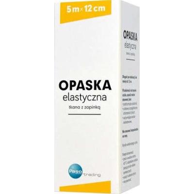 OPASKA ELASTYCZNA z zapinką 5m x 12cm x 1 sztuka
