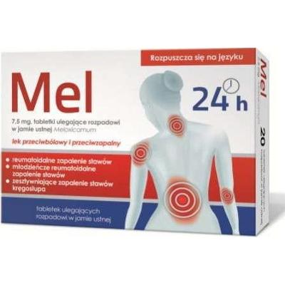 Mel 7,5mg x 10 tabletek ulegających rozpadowi w jamie ustnej