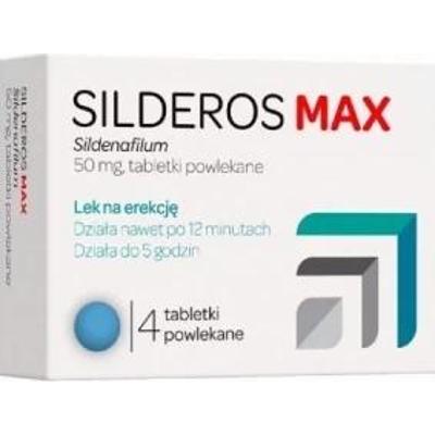 Silderos MAX 50mg x 4 tabletek