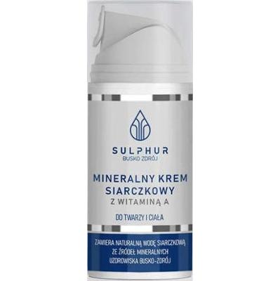 SULPHUR BUSKO ZDRÓJ KURACJA SIARCZKOWA Mineralny krem siarczkowy z witaminą A 100ml