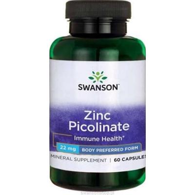 SWANSON Cynk pikolinian 22mg x 60 kapsułek