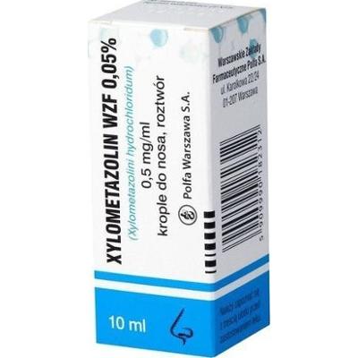 XYLOMETAZOLIN 0,05% krople 10ml