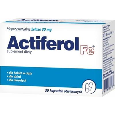 ACTIFEROL Fe 0,03g x 30 kapsułek