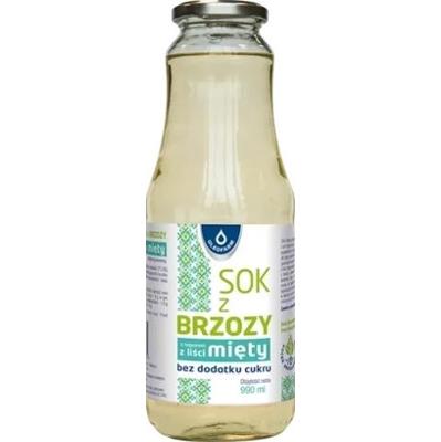 Sok z brzozy z miętą bez dodatku cukru 990ml