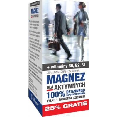 MAGNEZ DLA AKTYWNYCH x 35 tabletek