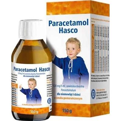Paracetamol zawiesina 120mg/5ml o smaku pomarańczowym 150g