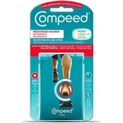 COMPEED Plastry na pęcherze na piętach dla aktywnych średnie x 5 sztuk