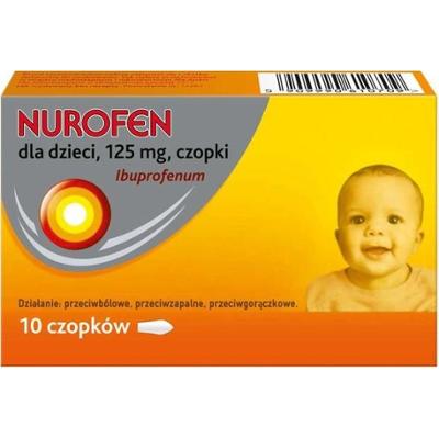 NUROFEN 125mg x 10 czopków