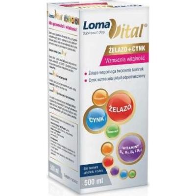 LOMA VITAL Żelazo-Cynk płyn 500ml