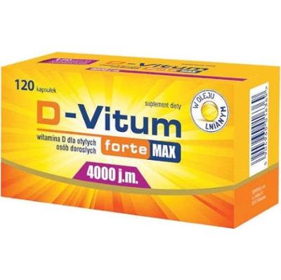 D-Vitum forte Max 4000 j.m. x 120 kapsułek