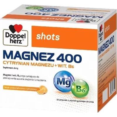 Doppelherz Magnez Shots 400 25ml x 20 ampułek