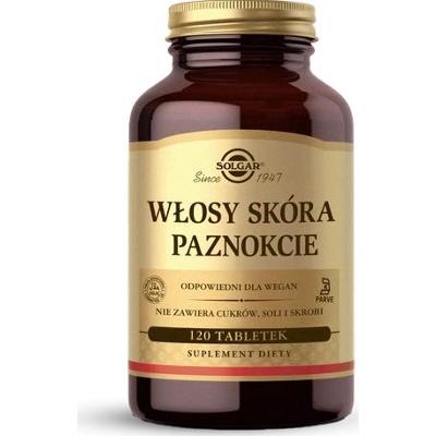 SOLGAR Włosy, Skóra, Paznokcie x 120 tabletek