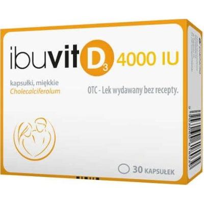Ibuvit D3 4000 IU x 30 kapsułek