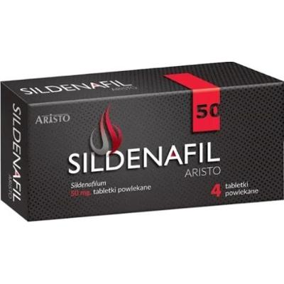 Sildenafil Aristo 50mg x 4 tabletki