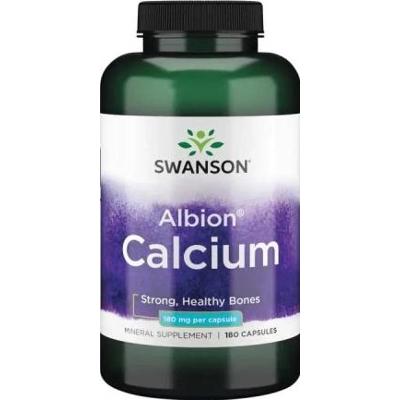 SWANSON Albion Calcium 180mg x 180 kapsułek