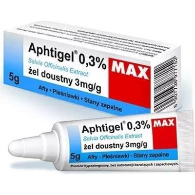 APHTIGEL MAX 0,3% żel do pielęgnacji jamy ustnej 5g