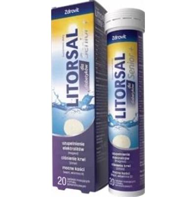 Litorsal Senior+ dla diabetyków x 20 tabletki musujące