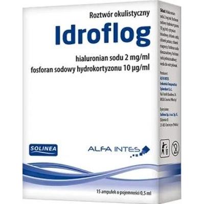 Idroflog roztwór okulistyczny 0,5ml x 15 ampułek