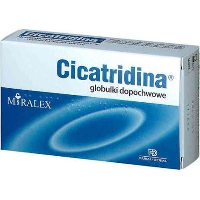 CICATRIDINA 2g x 10 globulek dopochwowych