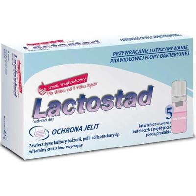 Lactostad dla dzieci smak truskawkowy 7ml x 5 sztuk