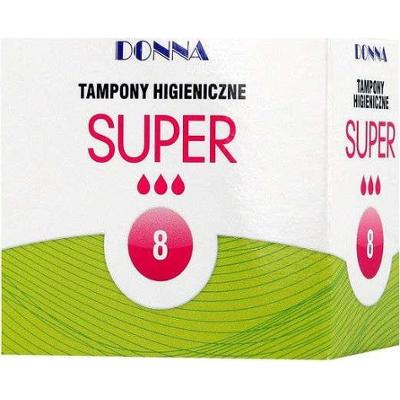 DONNA NEW SUPER Tampony x 8 sztuk