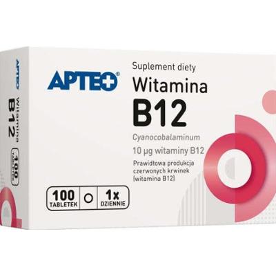 APTEO WITAMINA B12 10 µg x 100 tabletek