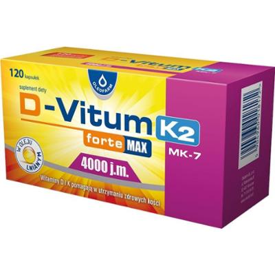 D-Vitum Forte Max 4000 j.m. K2 x 120 kapsułek