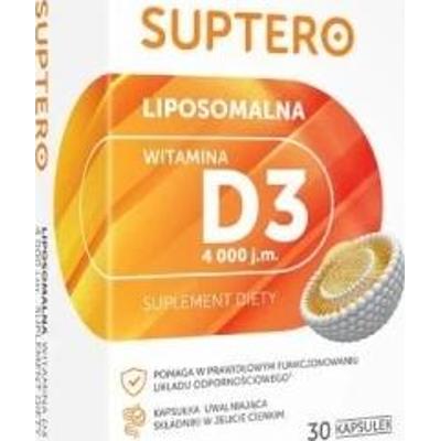 SUPTERO Liposomalna Witamina D3 4000 j.m. x 30 kapsułek