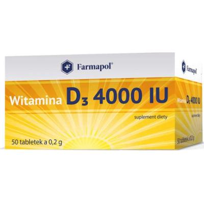Witamina D3 4000IU x 50 tabletek
