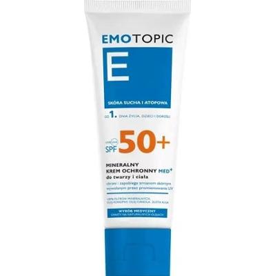 Emotopic Mineralny krem ochronny SPF50+ do twarzy i ciała 75ml
